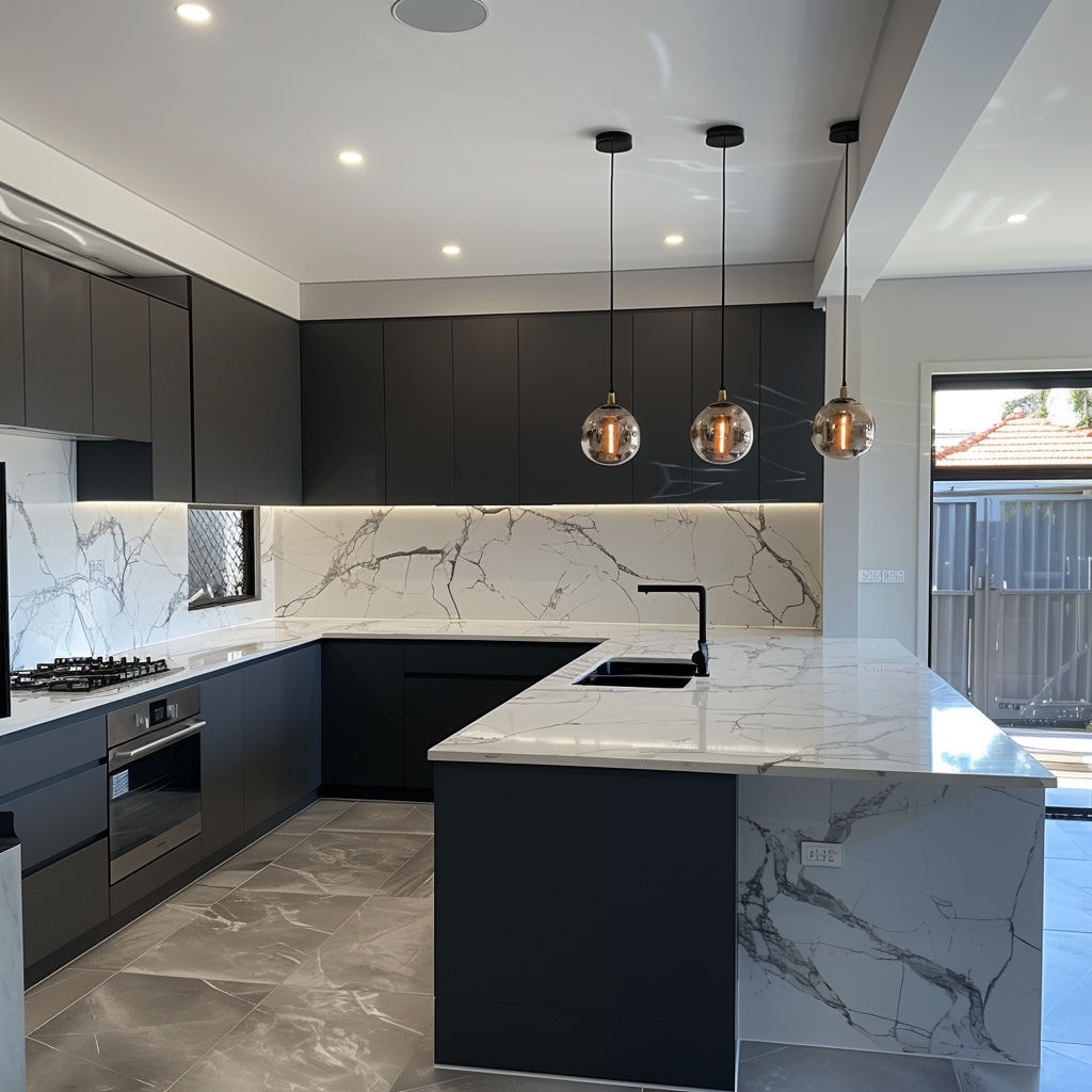 Plumbing professionals install high-quality kitchen fixtures with precision in Northbridge.